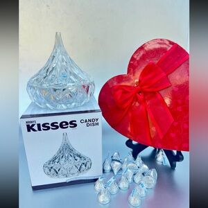 Hershey's Kisses Crystal Candy Dish